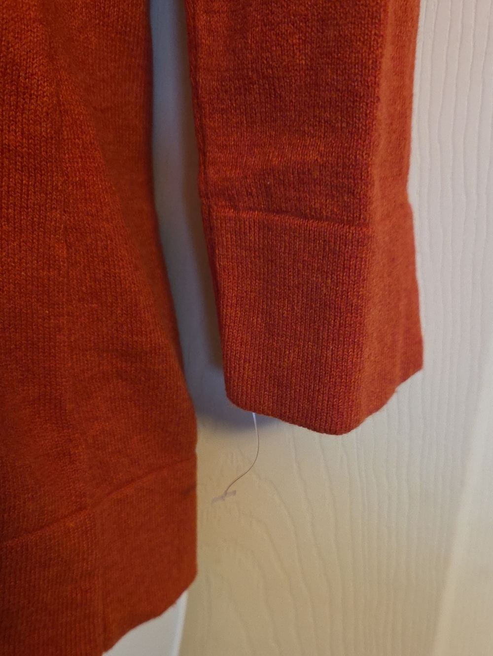 Loft Terracotta 3/4 Sleeve Crew Neck Sweater Size Small NWOT - Picture 6 of 9